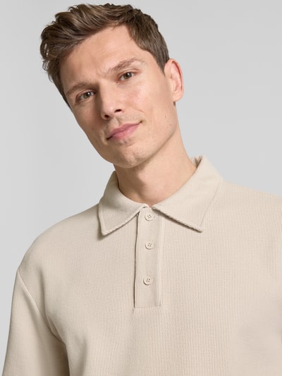 MCNEAL Poloshirt mit Polokragen Beige 3