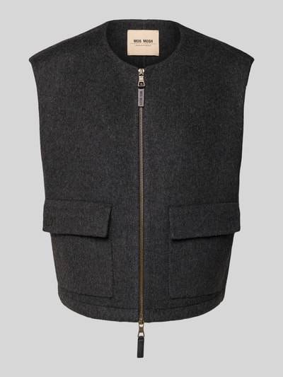 MOS MOSH Gilet met ritssluiting Donkergrijs - 2