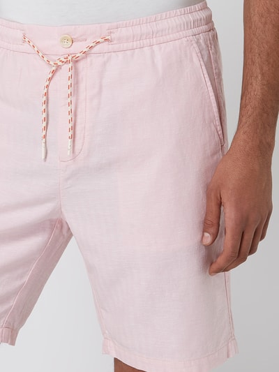 Scotch & Soda Shorts mit Leinen-Anteil  Pink Melange 3