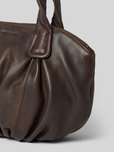 LIEBESKIND BERLIN Shopper z skóry Model 'LUCY' Ciemnobrązowy 2