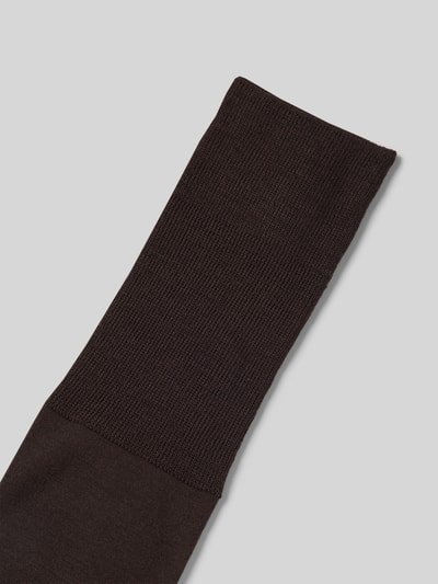 Falke Kousen met comfortband, model 'Airport' Middenbruin - 2