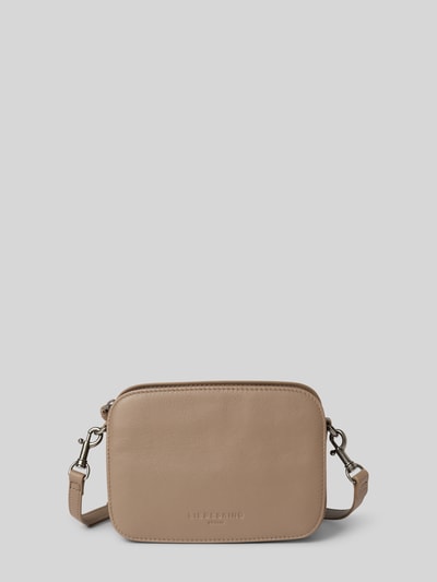 LIEBESKIND BERLIN Handtasche mit Label-Detail Modell 'Luka Harris' Taupe 2
