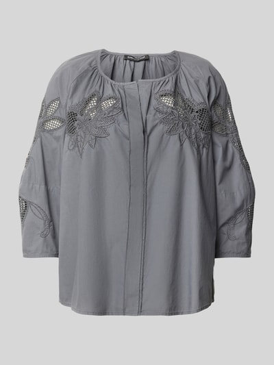 Luisa Cerano Relaxed Fit Bluse mit 3/4-Arm Graphit 2
