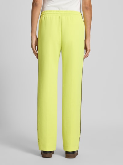 Marc Cain Straight Fit Jogginghose mit Tunnelzug Neon Gelb 5