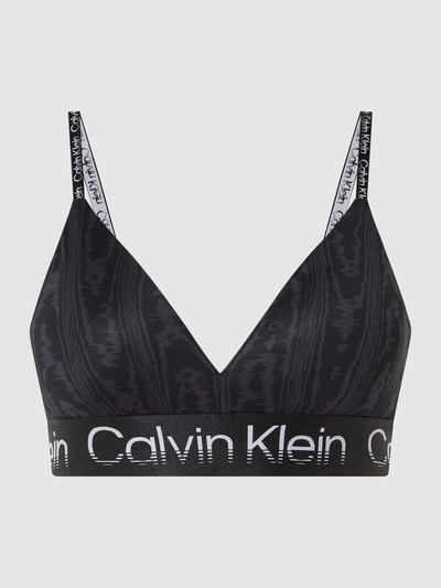 Calvin Klein Performance Bustier mit Logo-Bund  Black 2