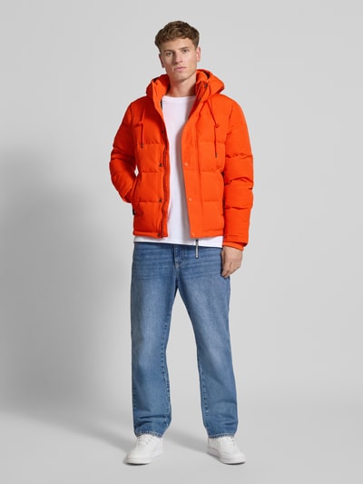 Superdry Steppjacke mit Eingrifftaschen Modell 'Everest' Orange 1