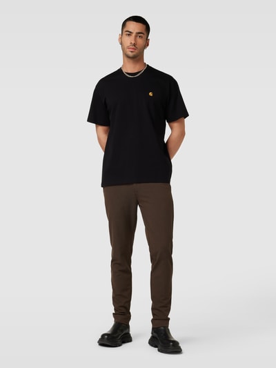 Jack & Jones Slim Fit Anzughose in melierter Optik Modell 'MARCO' Mittelbraun 1