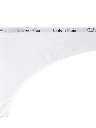 Calvin Klein Underwear Plus PLUS SIZE String mit Modal-Anteil Weiss 5