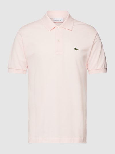 Lacoste Poloshirt mit Logo-Stitching Rosa 2