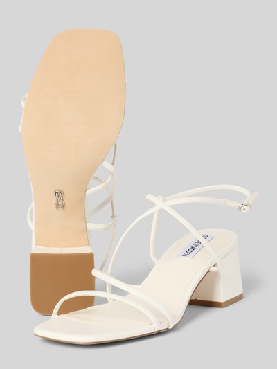 Steve Madden Sandalette mit Blockabsatz Modell 'REMMI' Weiss 4