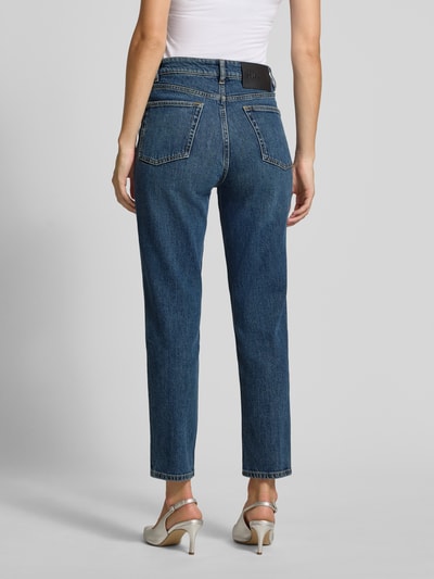 HUGO Mom Fit Jeans aus Baumwoll-Mix Modell '938' Blau 5