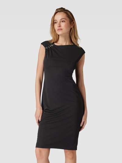 Lauren Dresses Knielanges Cocktailkleid mit Applikation Modell 'FRYER' Black 4