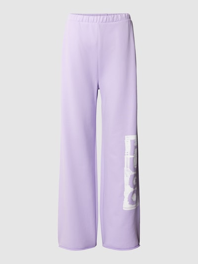 HUGO Sweatpants met labeldetail, model 'NASUEDE' Lila - 2