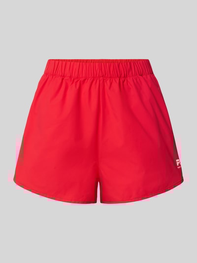 P.E Nation Regular fit korte broek met logoprint, model 'Venture' Rood - 2