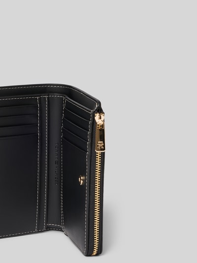 Tommy Hilfiger Portemonnaie mit TH-Allover-Muster Black 3