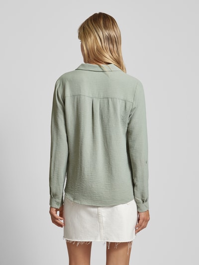 QS Overhemdblouse met knoopsluiting Lichtgroen - 5