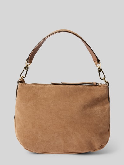 Abro Lederhandtasche mit Label-Anhänger Modell 'JUNA' Cognac 4