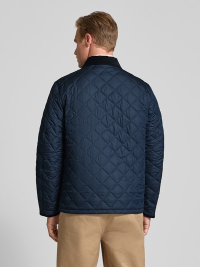 Barbour Regular Fit Steppjacke mit Zweiwege-Reißverschluss Modell 'HORNBY' Marine 5