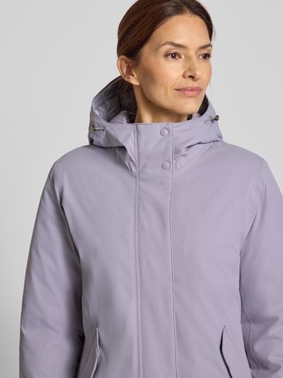 camel active Parka mit Kapuze und Eingrifftaschen Flieder 3