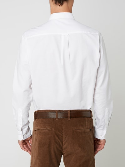 Matinique Regular fit zakelijk overhemd van Oxford, model 'Jude' Wit - 6