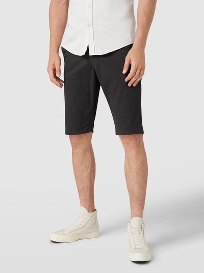 Tom Tailor Regular Fit Shorts mit Logo-Detail Dunkelgrau 4