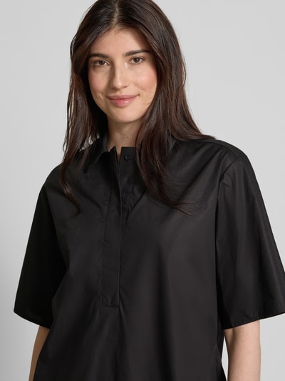 Christian Berg Woman Knielange overhemdjurk met 1/2-mouwen Zwart - 3