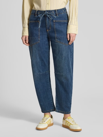 Buena Vista Barrel Fit Jeans mit Viskose-Anteil Modell 'Barrel' Dunkelblau 4