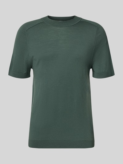 SELECTED HOMME Regular fit T-shirt van zuivere wol Donkergroen - 2