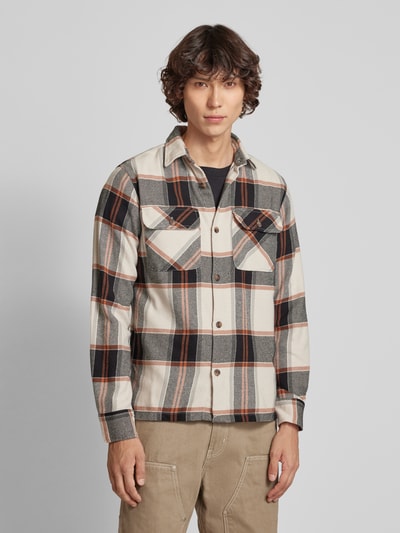 Jack & Jones Koszula casualowa o kroju slim fit z kieszeniami z patką na piersi model ‘DARREN’ Beżowy 4