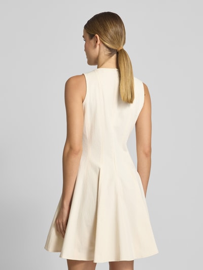 Jake*s Collection Mini-jurk met ritssluiting aan de achterkant Ecru - 5