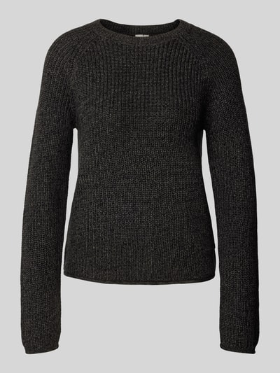 QS Gebreide pullover met raglanmouwen Lichtgrijs - 2