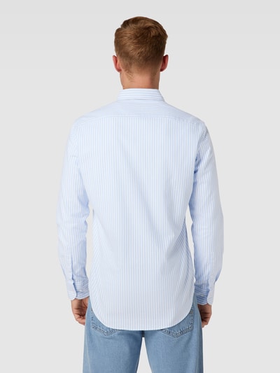 Tommy Hilfiger Regular fit zakelijk overhemd met button-downkraag Bleu - 5