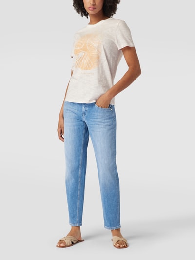 Tom Tailor T-Shirt mit Streifenmuster Offwhite 1