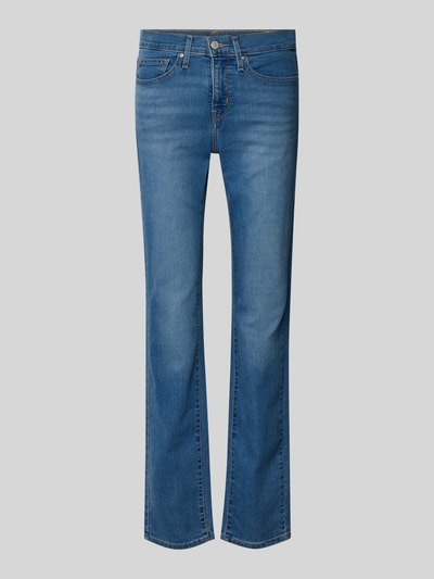 Produktfoto, Straight Fit Jeans mit 5-Pocket-Design von Levi's®, niebieski denim, bawełna z elastanem, krój prosty, szerokość w rozmiarze 27/32: 38 cm, długość nogawki wewnętrznej: 80 cm