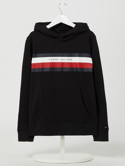 Tommy Hilfiger Teens Hoodie aus Baumwolle Black 1