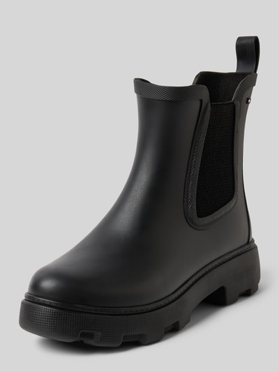 Tommy Hilfiger Regenstiefel im Chelsea-Stil mit wärmenden Innenfutter Black 1