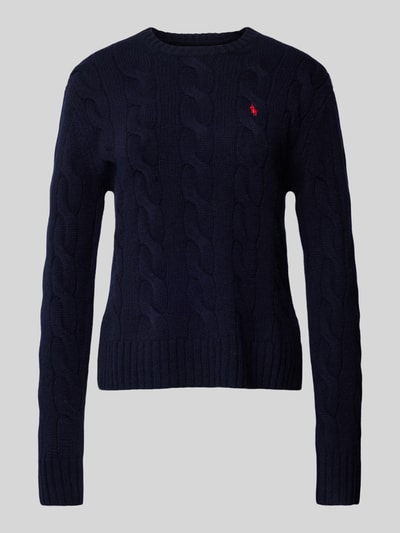 Polo Ralph Lauren Wollen pullover met kabelpatroon Marineblauw - 2