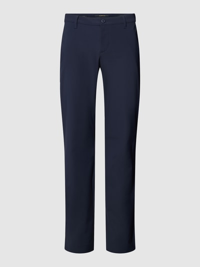 ALBERTO Slim fit broek met steekzak, model 'LOU' Marineblauw - 2