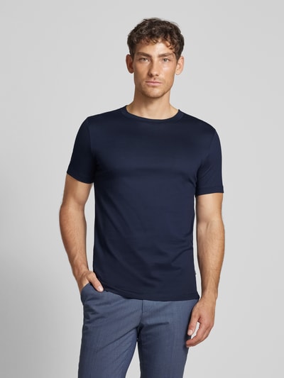 s.Oliver BLACK LABEL T-shirt met ronde hals Marineblauw - 4