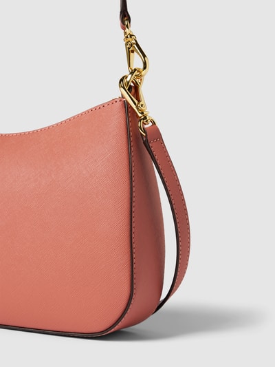 Lauren Ralph Lauren Handtasche aus Rindsleder mit Label-Applikation Modell 'DANNI' Pink 3