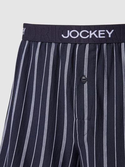 Jockey Boxershort met labelprint in een set van 2 stuks Donkerblauw - 2