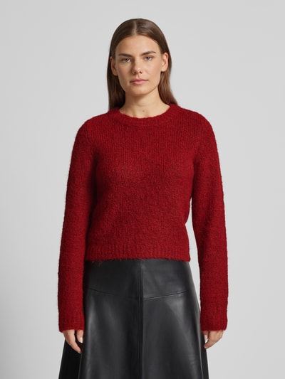 Vero Moda Pullover mit Rundhalsausschnitt Bordeaux 4