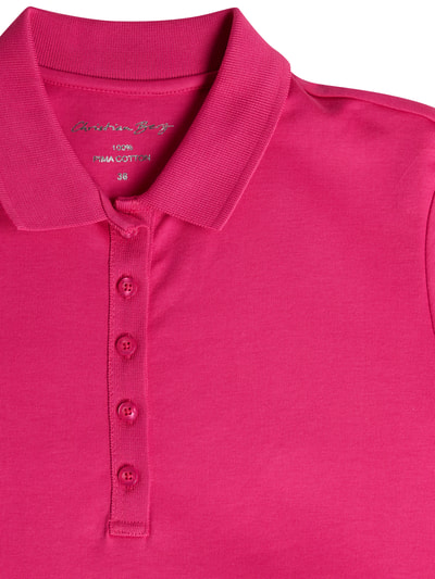 Christian Berg Woman Poloshirt mit Knopfleiste Pink 2