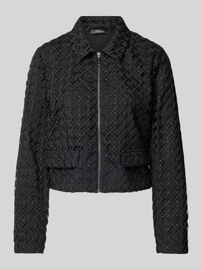 comma Blazer mit Strukturmuster Black 2