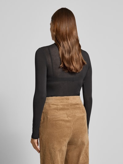 Scotch & Soda Shirt met lange mouwen en labelstitching Zwart - 5