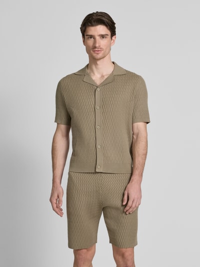 JAKE*S STUDIO MEN Vest met knoopsluiting Roodbruin - 4