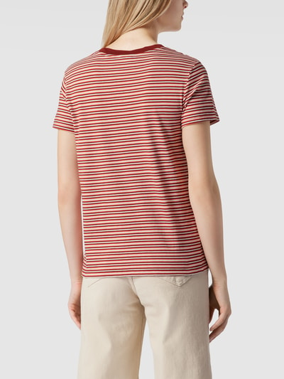 Levi's® T-Shirt mit Label-Stitching Modell 'Oregano' Rot 5