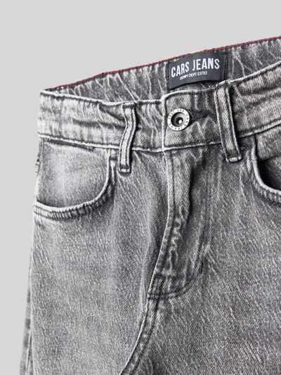 CARS JEANS Jeansy z efektem znoszenia model ‘GUARD’ Czarny 2