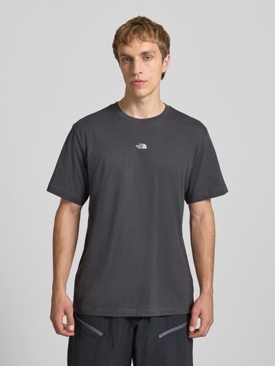 The North Face T-Shirt mit Logo-Stitching Anthrazit 4