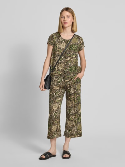 Soyaconcept Blusenshirt mit Rundhalsausschnitt Modell 'ROSINE' Gruen 1